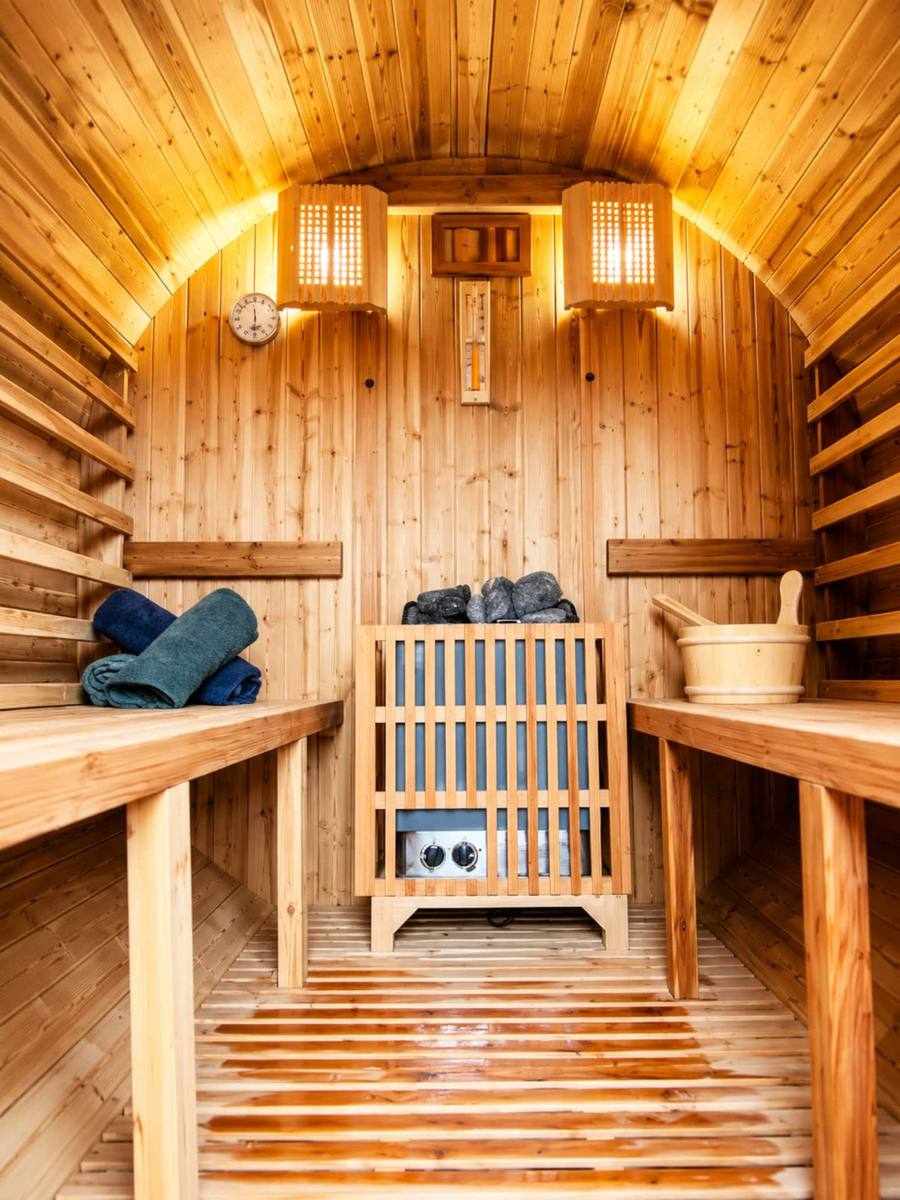 Le sauna privatif du chalet